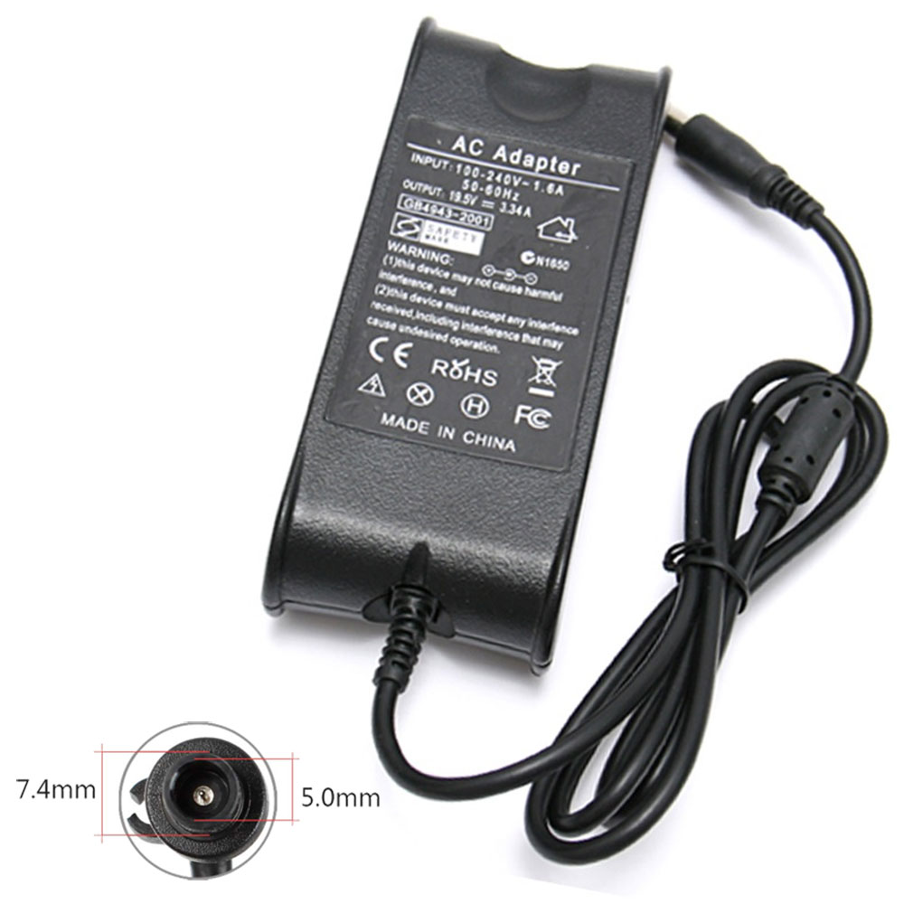 ALIMENTATORE PER NOTEBOOK DELL COMPATIBILE 19.5 Volt - 65 Watt - 3.34 Ampere - 7.4*5.0mm + PIN