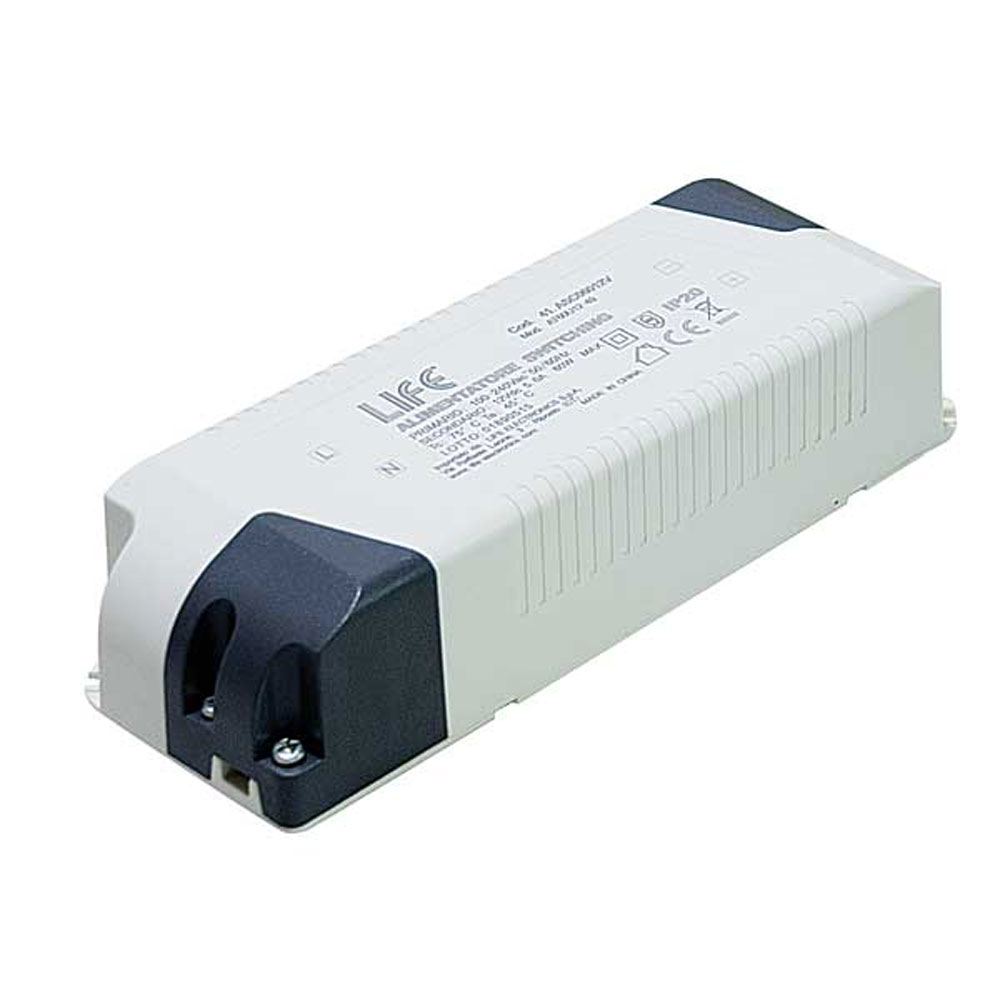 ALIMENTATORE SWITCHING CASE IP20 12V 5A 60W INPUT 100-240Vac, 157x53x36mm
