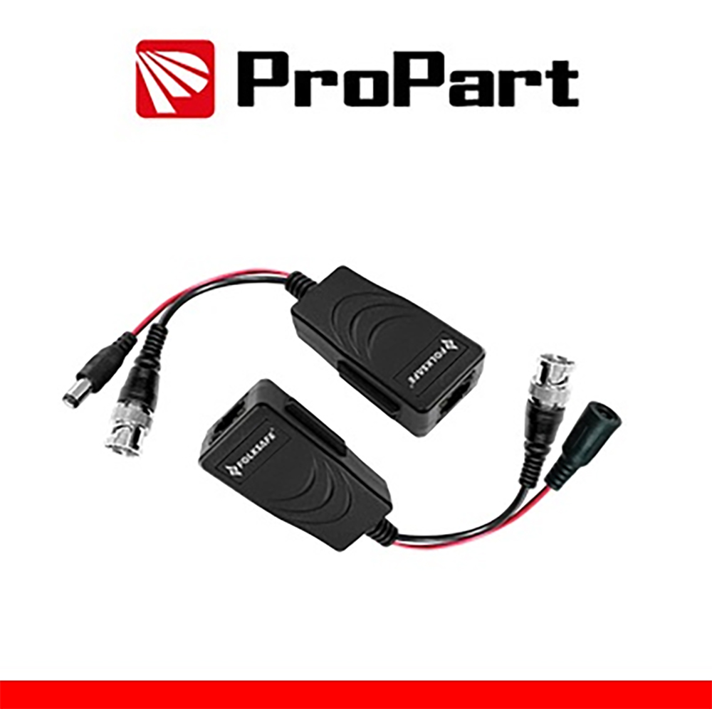 COPPIA TRASMETTITORE VIDEO BALUN PASSIVO 4K cat5e/6 1CH