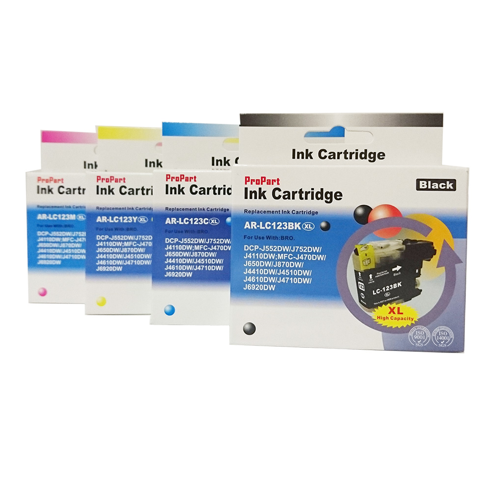 CARTUCCIA BROTHER COMPATIBILE YELLOW LC123Y 10ml DCP-4110 DCP-J132W DCP-J152W MFC-J4510 MFC-J6920DW