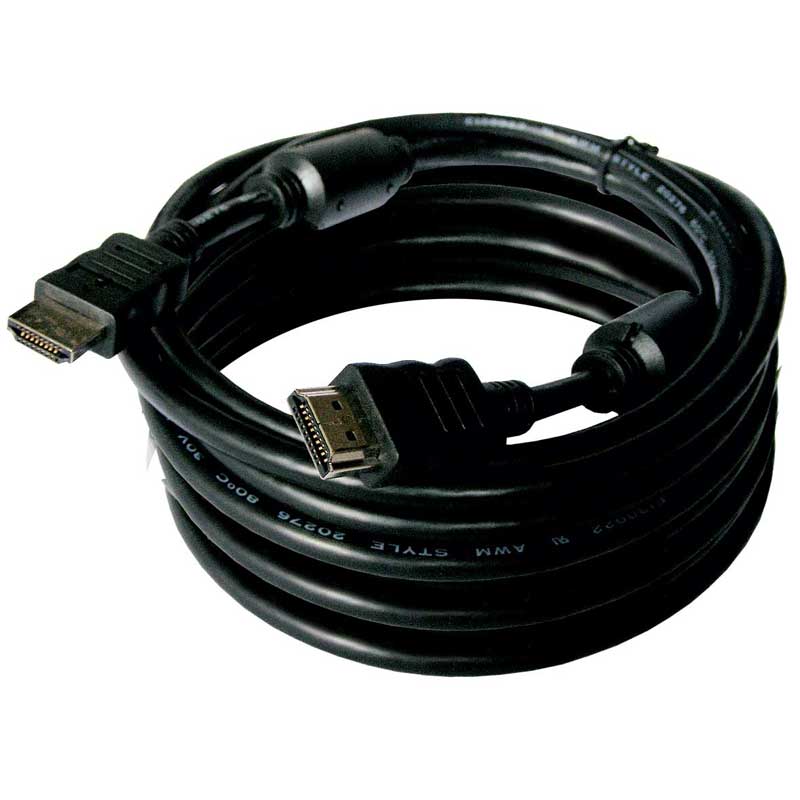 CAVO EWENT HDMI M/M CON CONNETTORI GOLD V 1.4 3D ED ETHERNET E FERRITI 10MT CC-130109-100-N-B