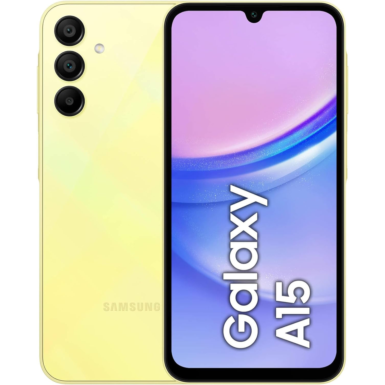 CELLULARE SMARTPHONE SAMSUNG Galaxy A15 4G SM-A155F/DSN DISPLAY 6.5" 4GB/128GB DUOS COLORE YELLOW GARANZIA ITALIA