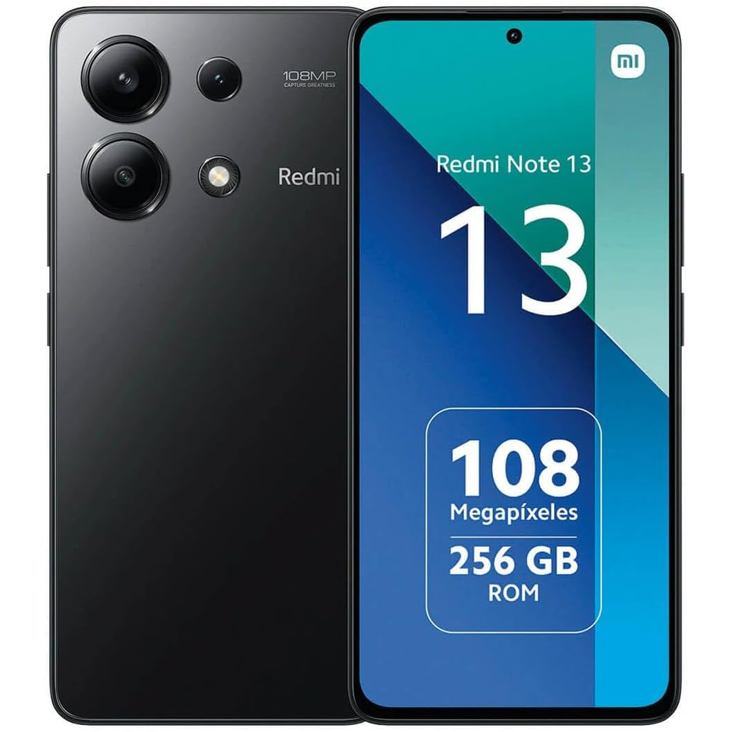 CELLULARE SMARTPHONE XIAOMI REDMI NOTE 13 4G LCD 6.67" NFC 8GB/256GB COLORE MIDNIGH BLACK GARANZIA EUROPEA
