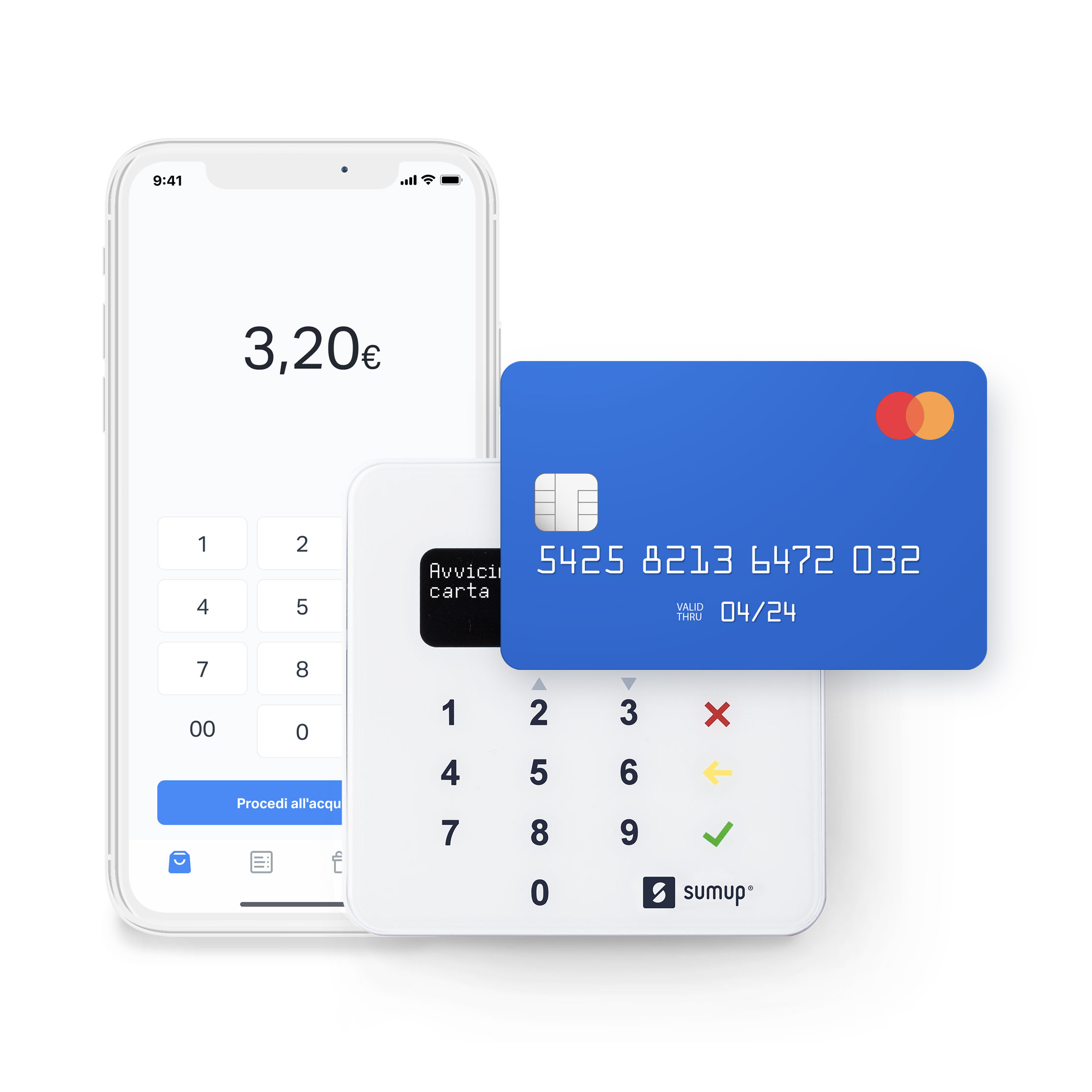 LETTORE CARTE DI CREDITO E DEBITO SumUp Air