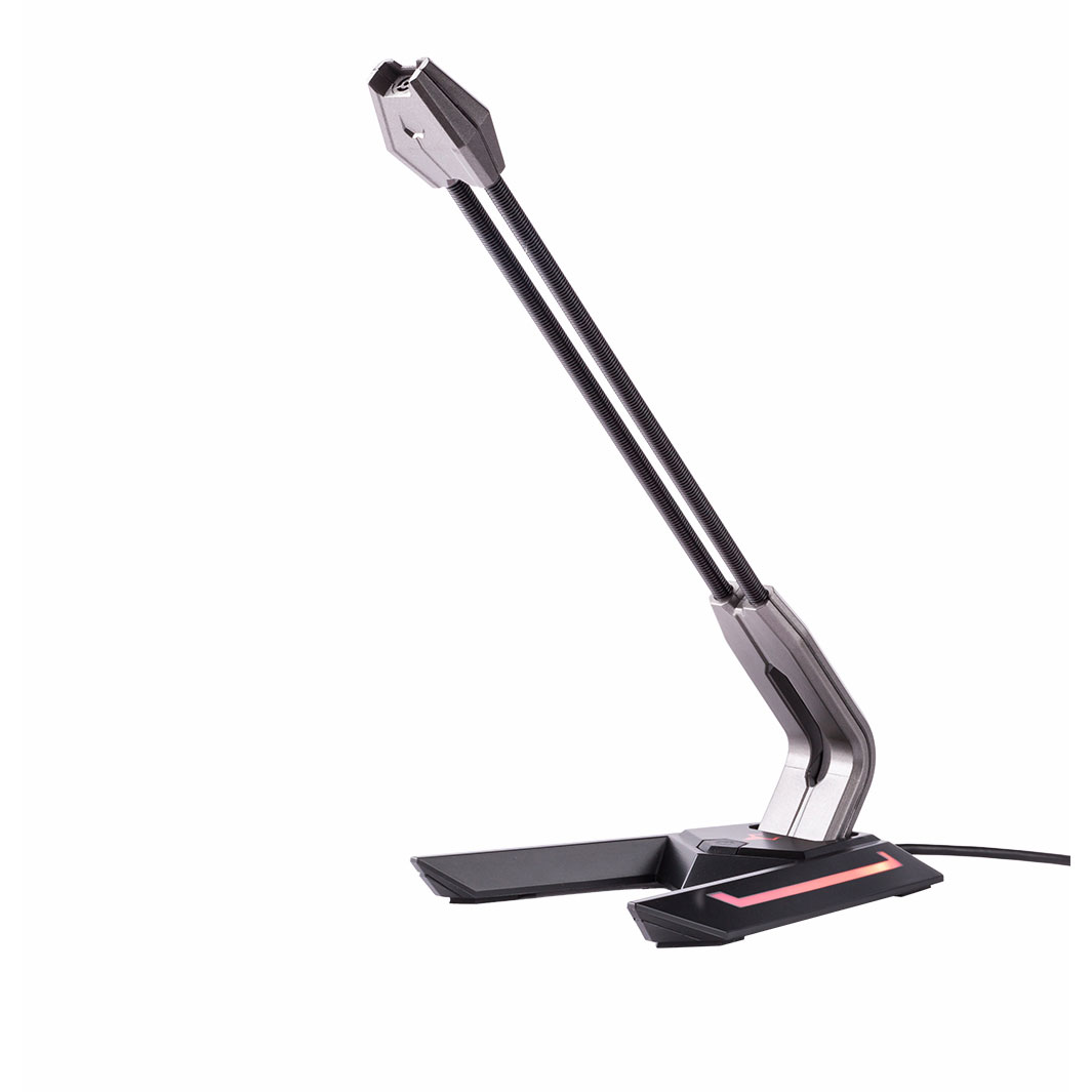 MICROFONO GAMING ITEK Taurus MIC01 - TASTI ON/OFF - REGOLABILE - USB