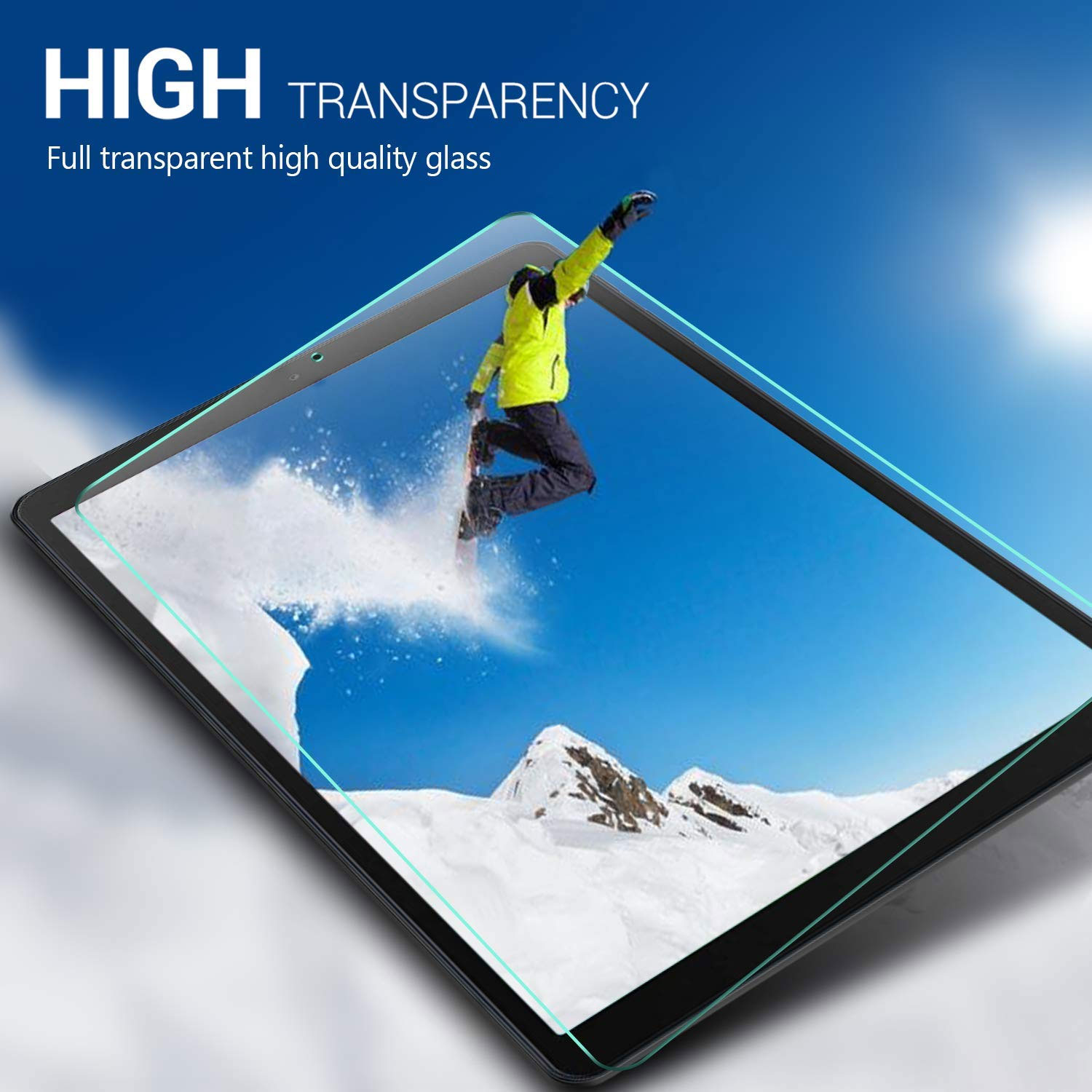 PELLICOLA IN VETRO TEMPERATO 9H 2.5D PER TABLET SAMSUNG TAB A 10.5" SM-T590 SM-T595 (X000VMUNI9)