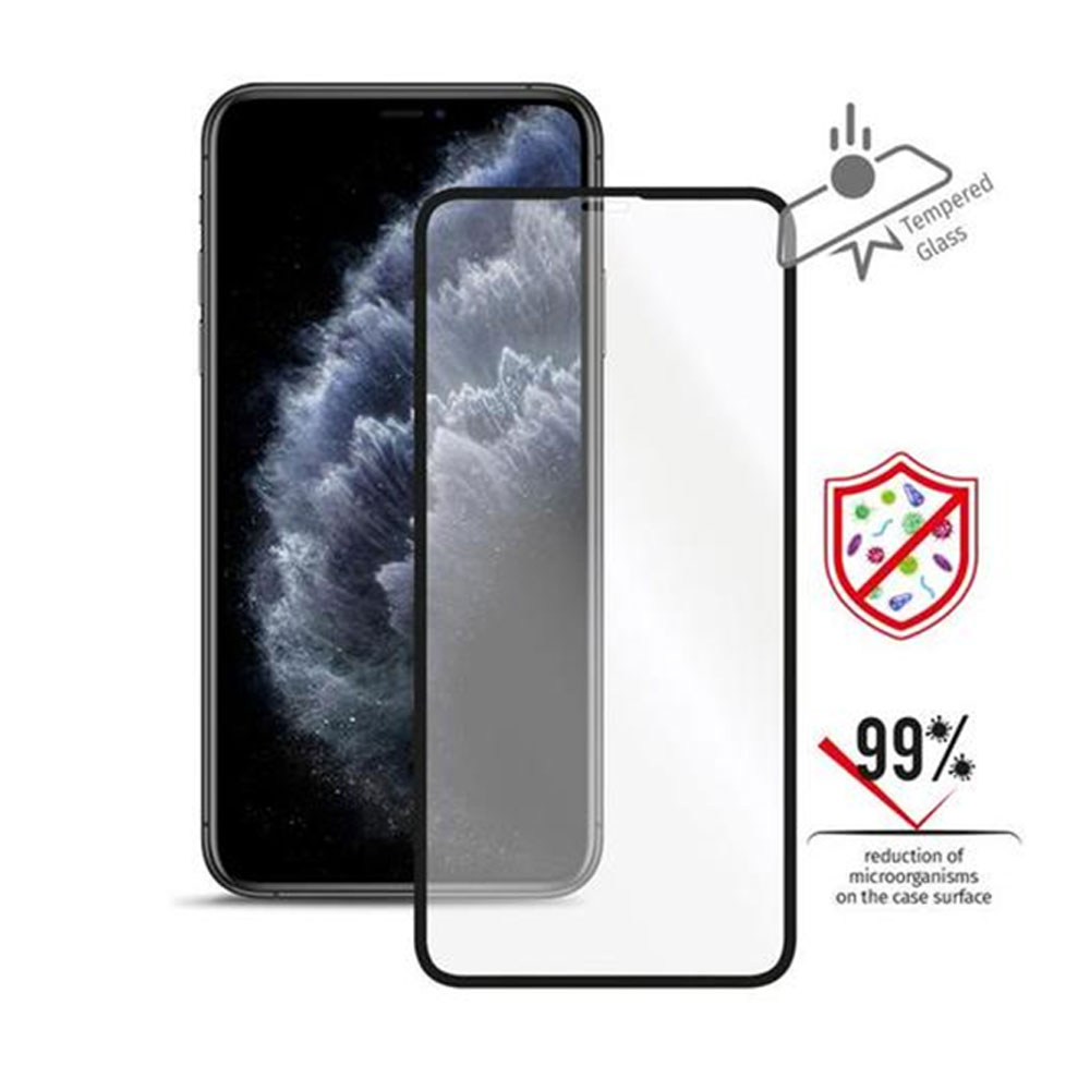 VODAFONE PELLICOLA IN VETRO TEMPERATO 9H 0.26mm 3D PLUS ANTIBBATTERICO  PER SMATHPHONE SAMSUNG S21 (SM-G991B)