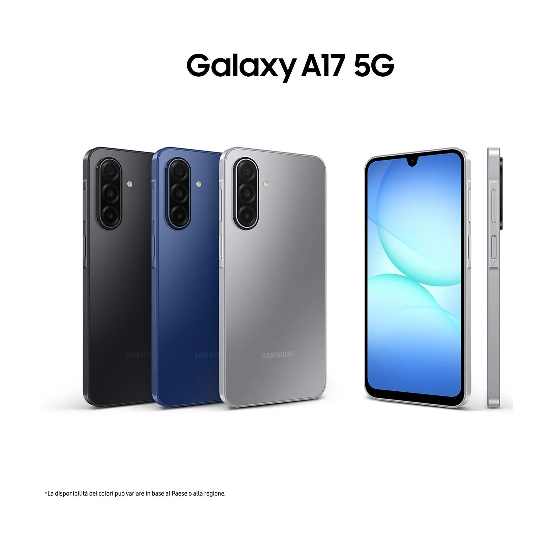 CELLULARE SMARTPHONE SAMSUNG Galaxy A17 5G SM-A176B DISPLAY 6.7" 8GB/256GB DUOS COLORE BLACK GARANZIA VODAFONE