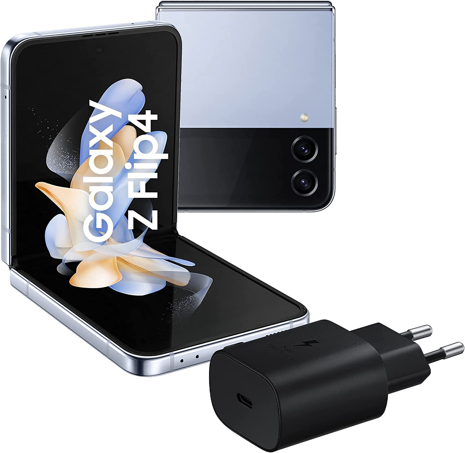 CELLULARE SMARTPHONE SAMSUNG Galaxy Z FLIP4 5G SM-F721B 8GB/256GB COLORE BLUE GARANZIA VODAFONE