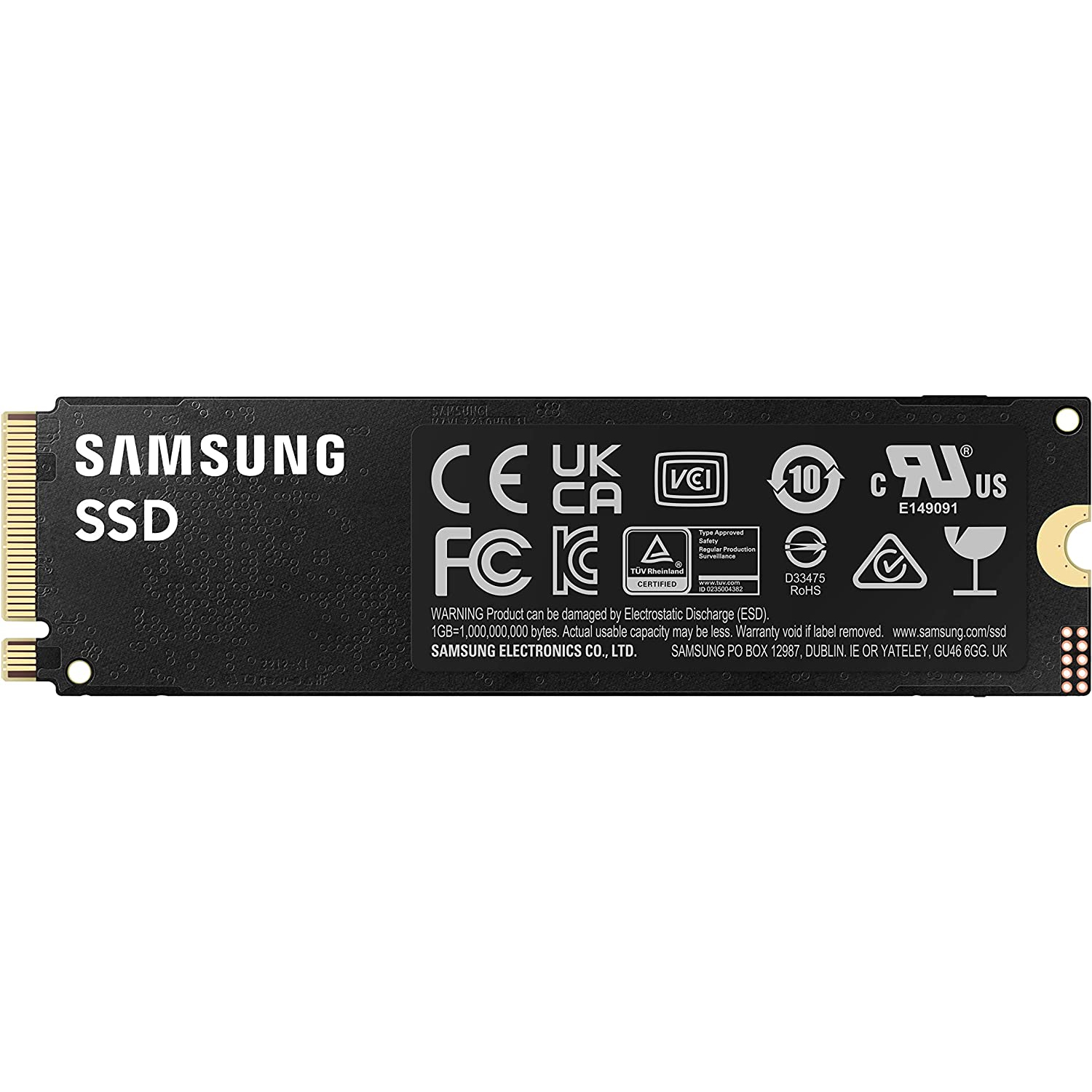 SSD Samsung 990 PRO CAPACITA' 1TB M.2.(2280) PCIe 4.0 NVMe  r:7450MB/s w:6900MB/s