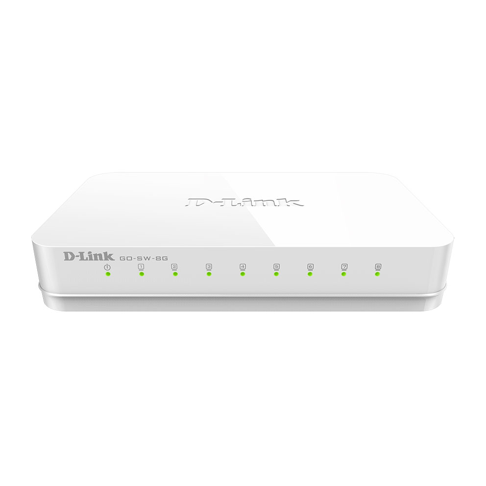 SWITCH DESKTOP DI RETE D-Link GO-SW-8G 8-Port 10/100/1000Mbps