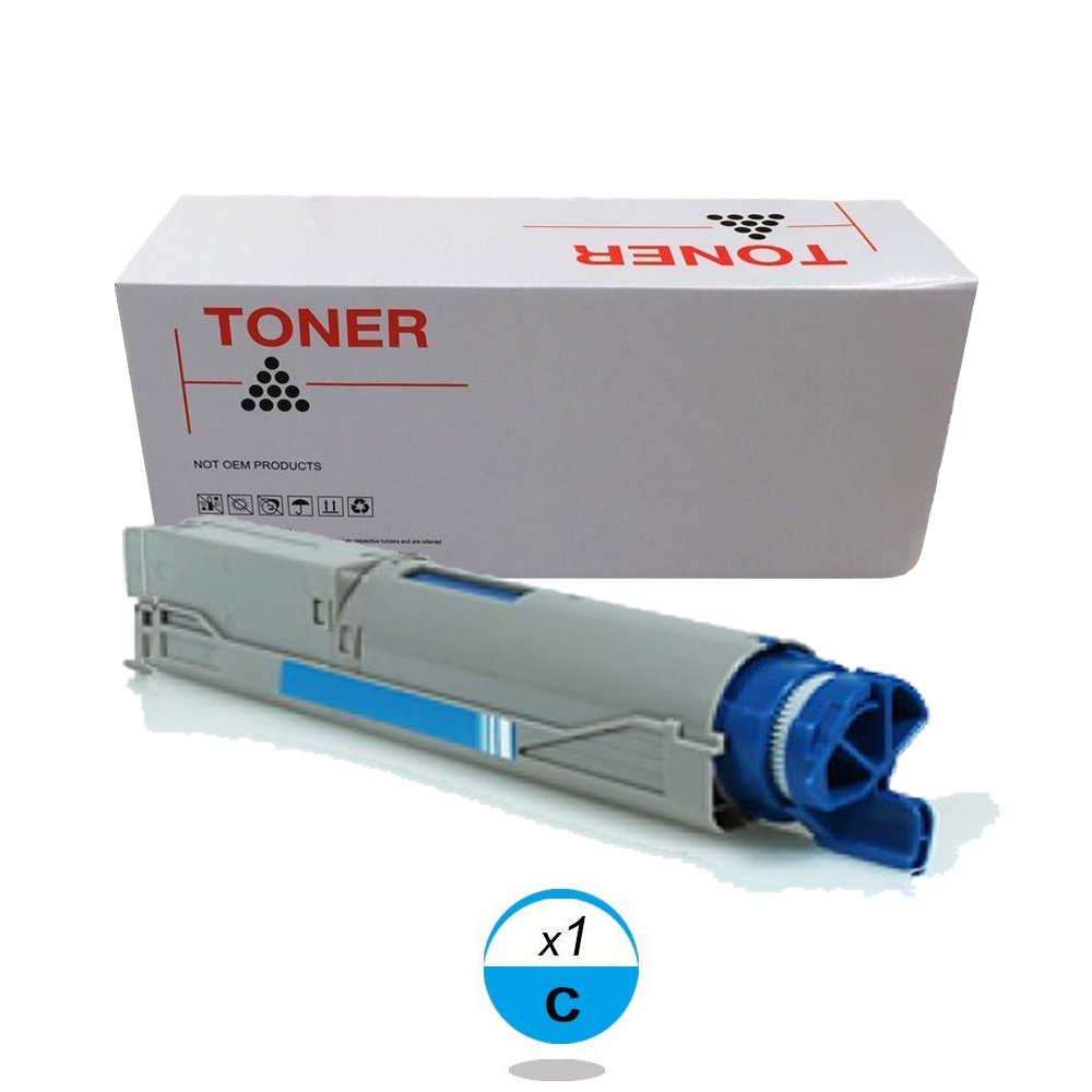 TONER OKI COMPATIBILE OKIC3520BK CIANO (43459371) OKI C3520-MFP - C3530-MFP - MC350 - MC360 (2.0K)