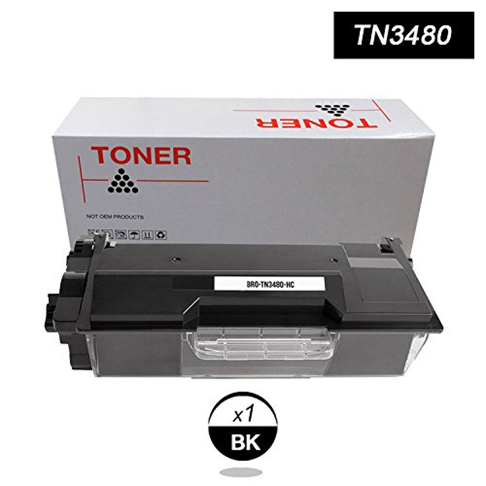 TONER BROTHER COMPATIBILE TN-3480 8K HL-L6300DW DCP-L5500DN DCP-L6600DW MFC-L5700DN MFC-L5750DW MFC-L6800DW
