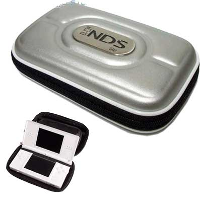 BORSA ASTUCCIO SEMIRIGIDO NINTENDO NDS GRIGIO SCURO