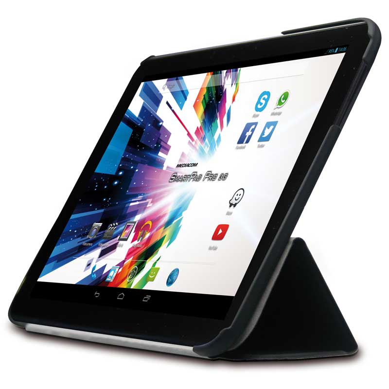 MEDIACOM M-FC10PA3G - CUSTODIA PROTETTIVA FLIP CASE PER TABLET SMART PAD 10,1" HD Pro 3G M-MP10PA3G
