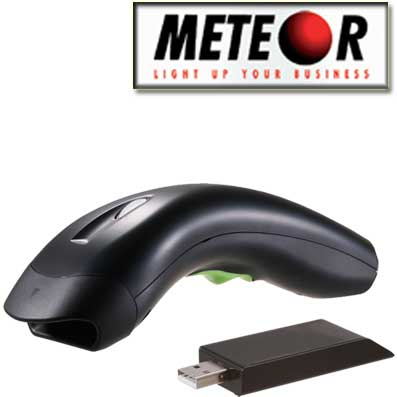 LETTORE BARCODE METEOR LION ZIGBEE LASER WIRELESS  CODICE A BARRE + RICEVITORE USB