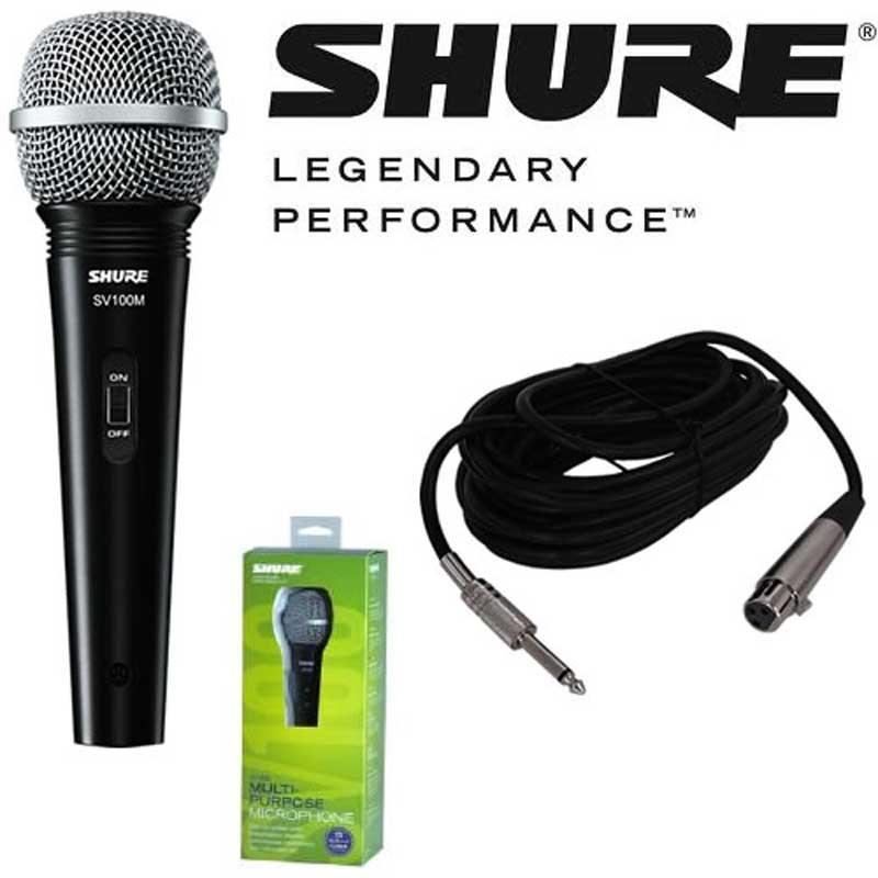 MICROFONO SHURE SV100 PALMARE A FILO DINAMICO MULTIUSO UNIDIREZIONALE