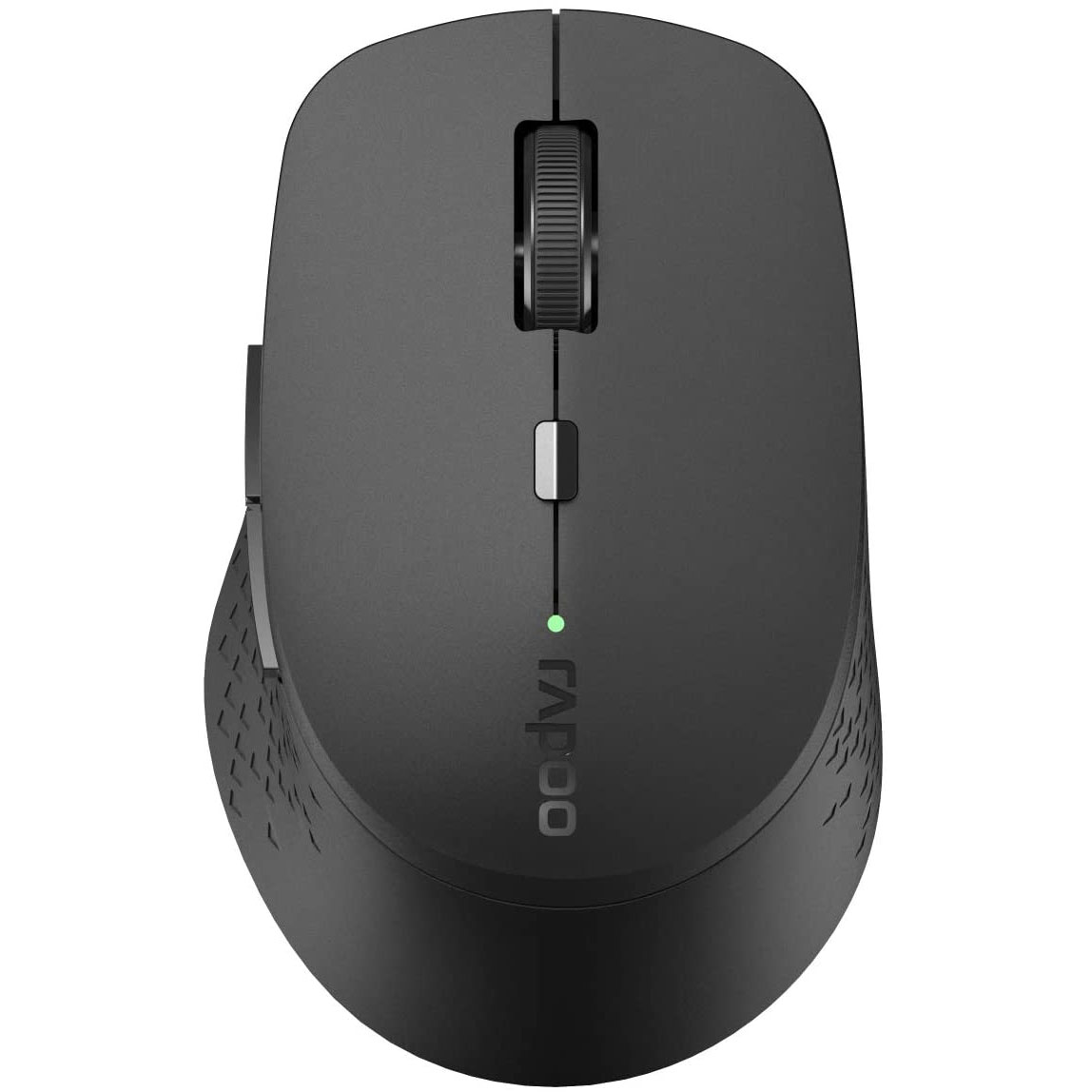 MOUSE RAPOO M300 SILENT 7 TASTI OTTICO 1600 dpi WIRELESS 2.4 GHz / BLUETOOTH 4.0 COLORE GRIGIO SCURO