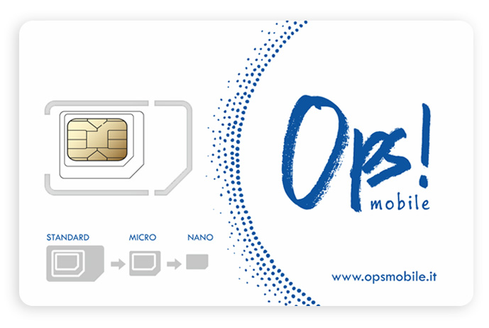 SCHEDA SIM CARD OPS MOBILE