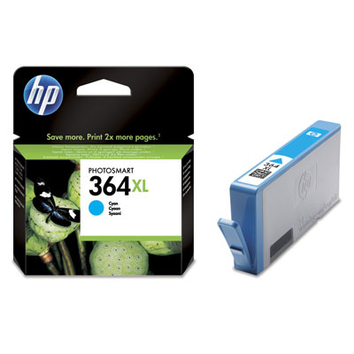 CARTUCCIA HP ORIGINALE CB323EE N° 364XL CIANO Photosmart D5460, 5520, 6520, D5463 DeskJet 3070