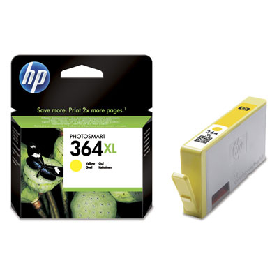 CARTUCCIA HP ORIGINALE CB325EE N° 364XL YELLOW Photosmart D5460, 5520, 6520, D5463 DeskJet 3070