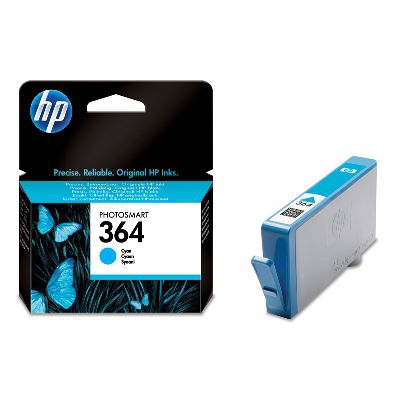 CARTUCCIA HP CB318EE N° 364 CIANO ORIGINALE PHOTOSMART C5380 C6380 D5460 B110