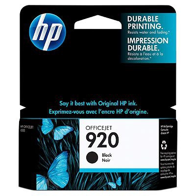 CARTUCCIA HP ORIGINALE CD971AE N° 920 BLACK OfficeJet 6000 OfficeJet 6500 AIO OfficeJet 7000 OfficeJet 7500A WIDE