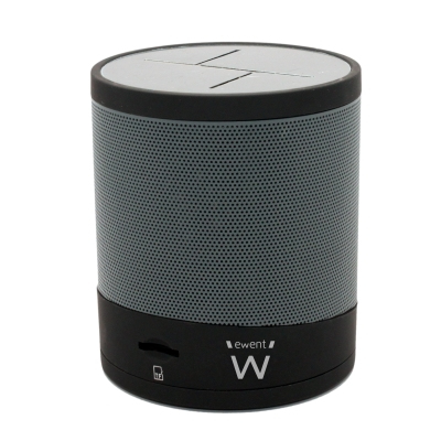 CASSE ACUSTICHE AudioMax EWENT BLUETOOTH 360° Slot SD 3W RMS PER PC - NOTEBOOK - TABLET - SMARTPHONE CON BATTERIA Li-ion COLORE NERO EW3542