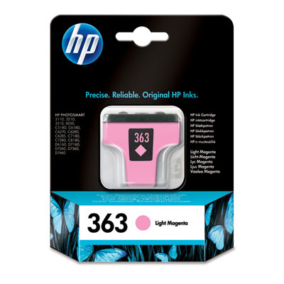 CARTUCCIA HP ORIGINALE LIGHT MAGENTA C8775EE N° 363