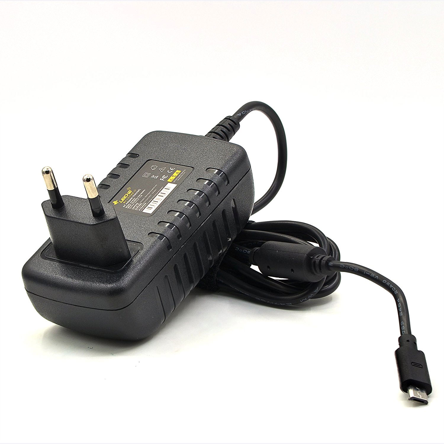 ALIMENTATORE LEICKE PER TABLET 5V 3A 15W CONNETTORE Micro USB