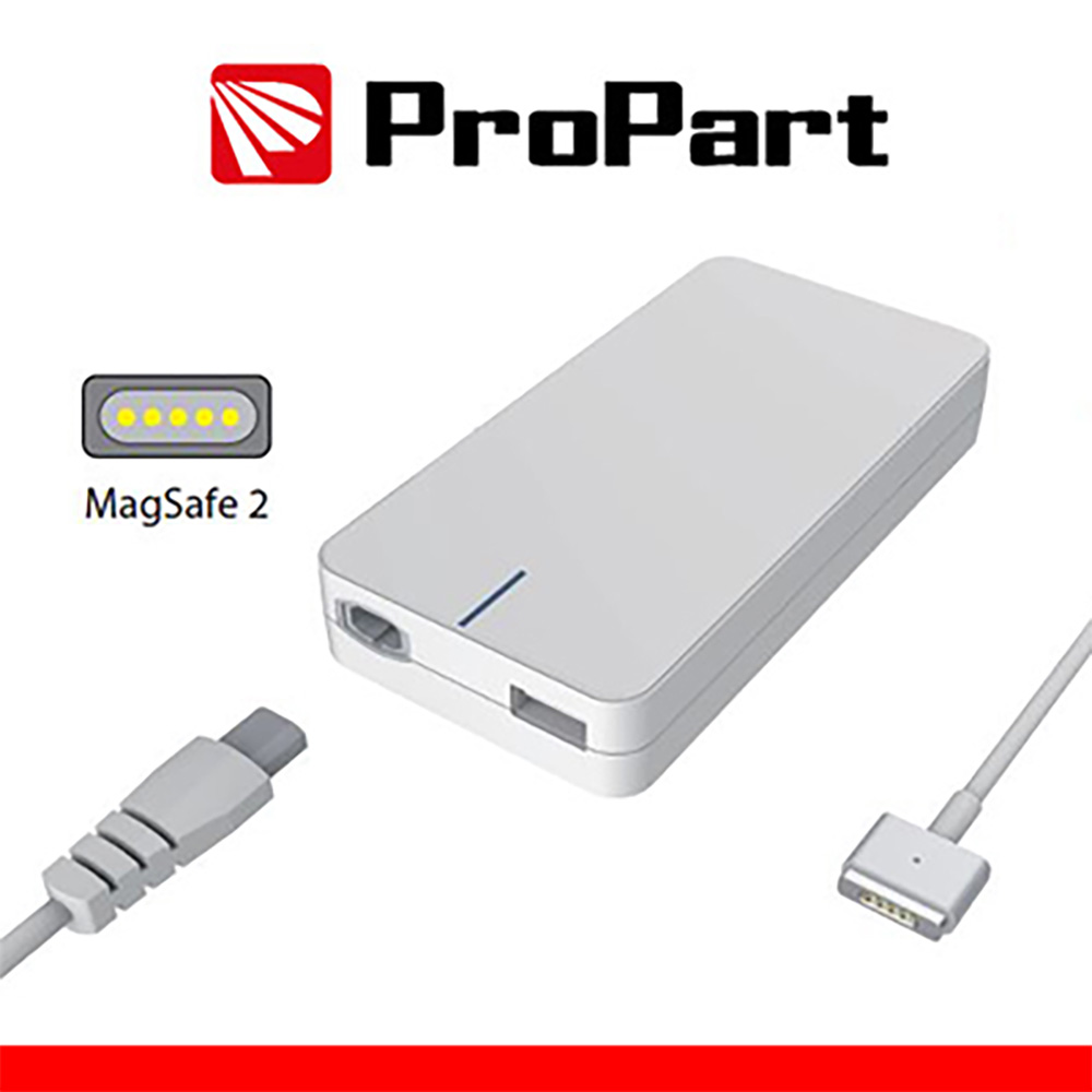 ALIMENTATORE COMPATIBILE PER APPLE MacBook PRO Mid 2012 16.5V - 3.65A - MagSafe2 T 65W + USB RICARICA RAPIDA - A1424, A1425, A1436, A1465, A1466, A1395, A1398
