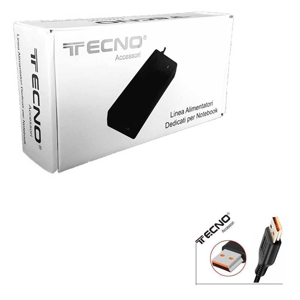 ALIMENTATORE PER NOTEBOOK LENOVO YOGA 3 - 40W 20V 2A Connettore 3TIP