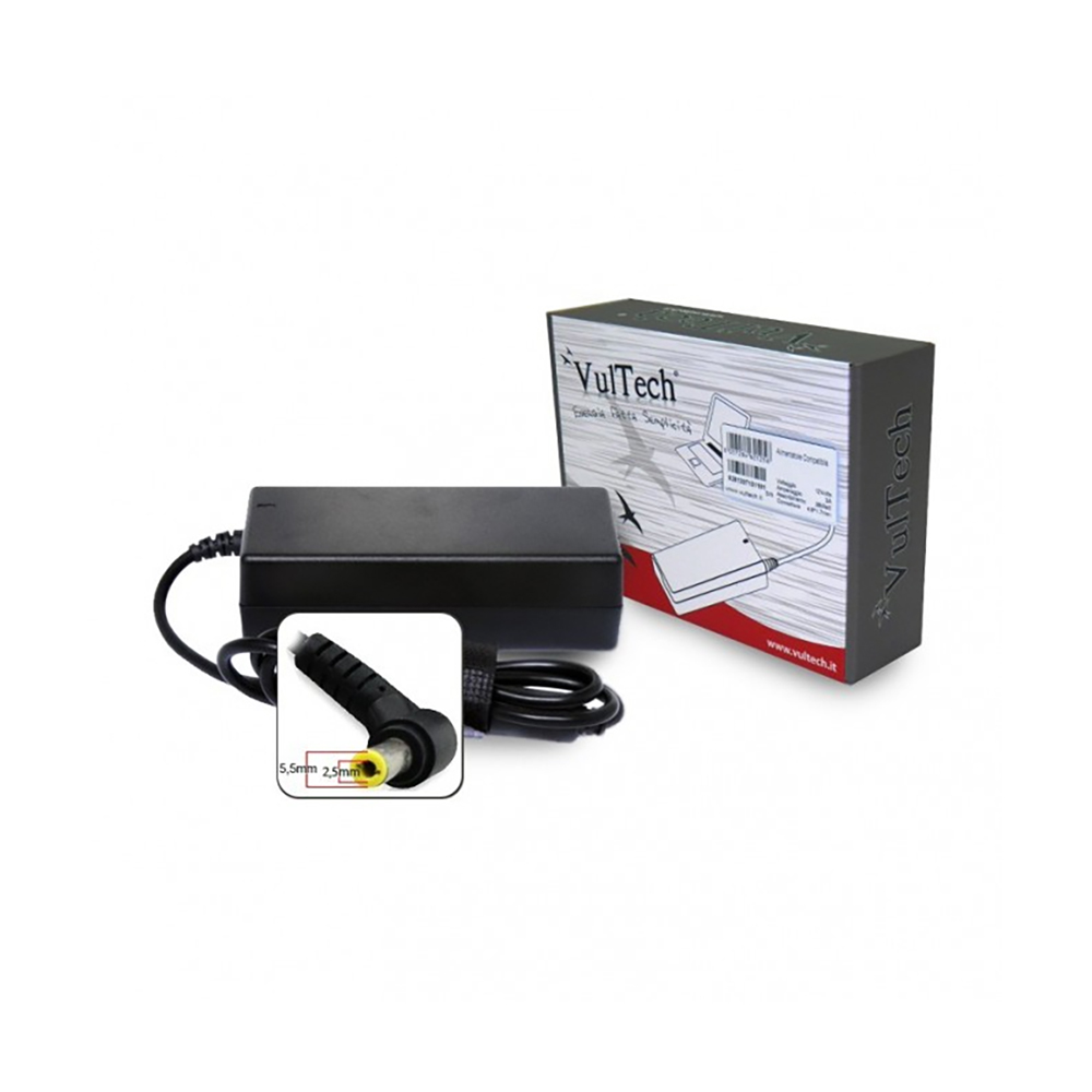ALIMENTATORE PER NOTEBOOK ACER - 65W 19V 3,42A Connettore 5,5 x 2,5 mm