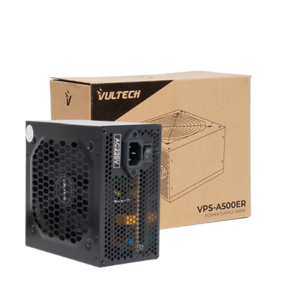 ALIMENTATORE VULTECH 500W VPS-A500ER Serie Essence ATX SATA 20/24 pin VENTOLA DA 12CM