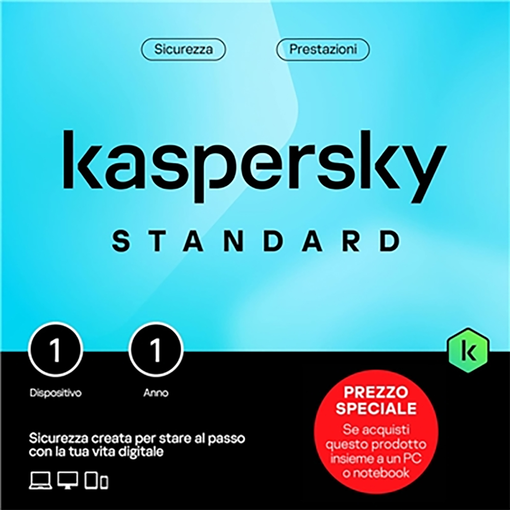 SOFTWARE ANTIVIRUS KASPERSKY SLIMBOX STANDARD -- 1 DISPOSITIVO