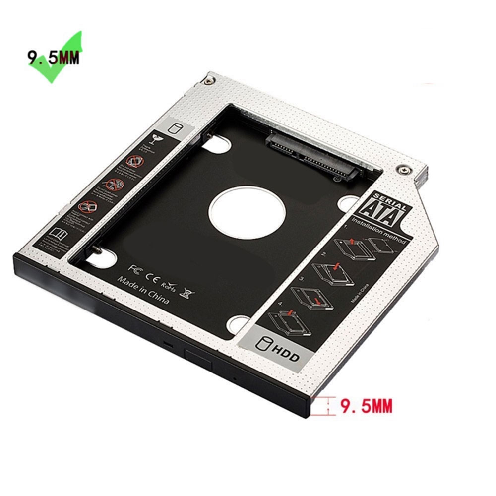 ADATTATORE HDD/SSD SATA III PER DRIVE CD/DVD/Blu-Ray 9.5mm EW7003