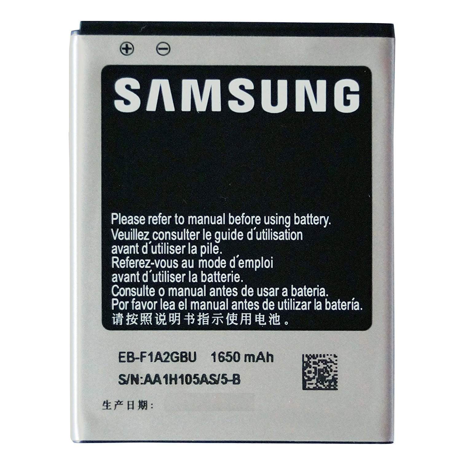 BATTERIA SAMSUNG ORIGINALE GALAXY S2 (GT-I9100,GT-I9103,GT-I9105) 1650mAh VERSIONE BULK