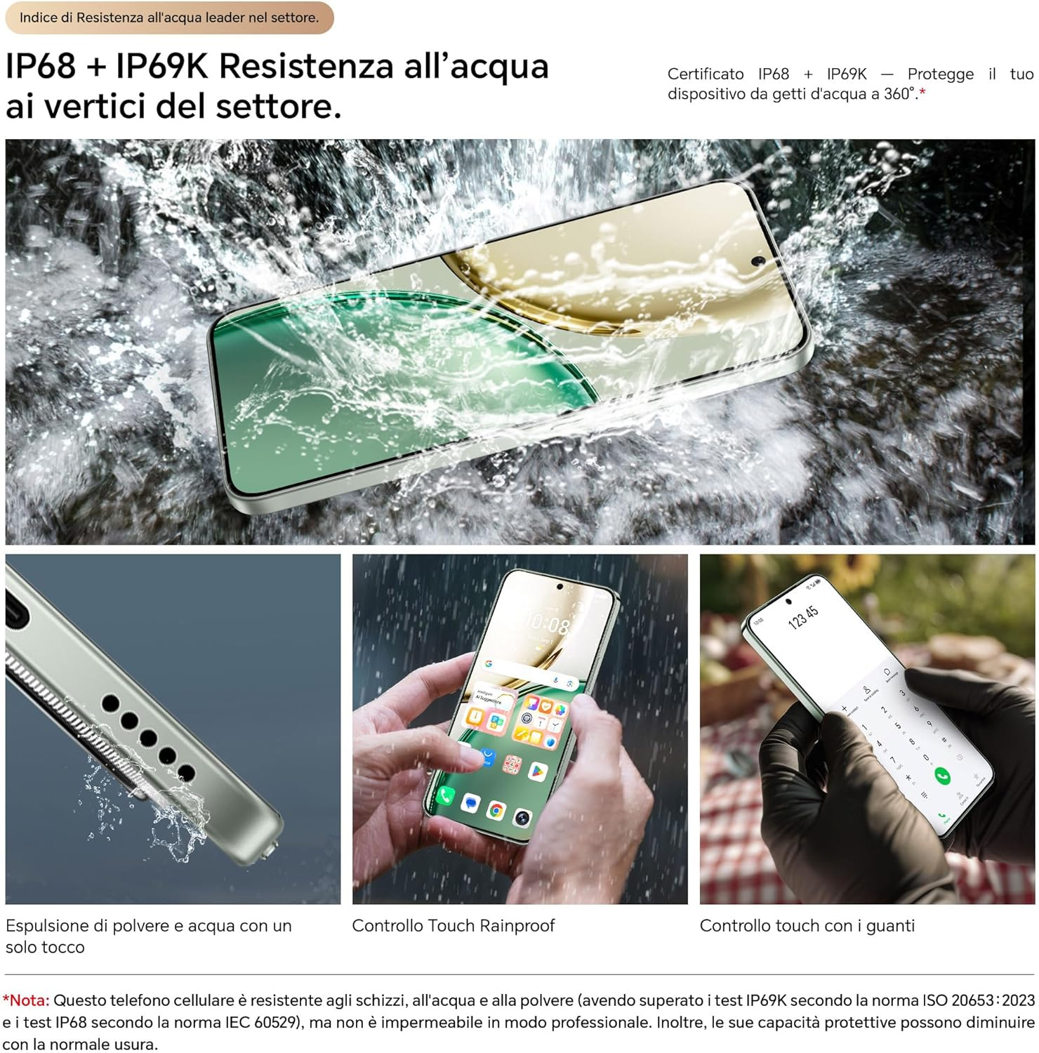 CELLULARE SMARTPHONE HONOR 8 LITE 5G 8GB/256GB COLORE FOREST GREEN + CHOICE EARBUDS X7 LITE GARANZIA VODAFONE