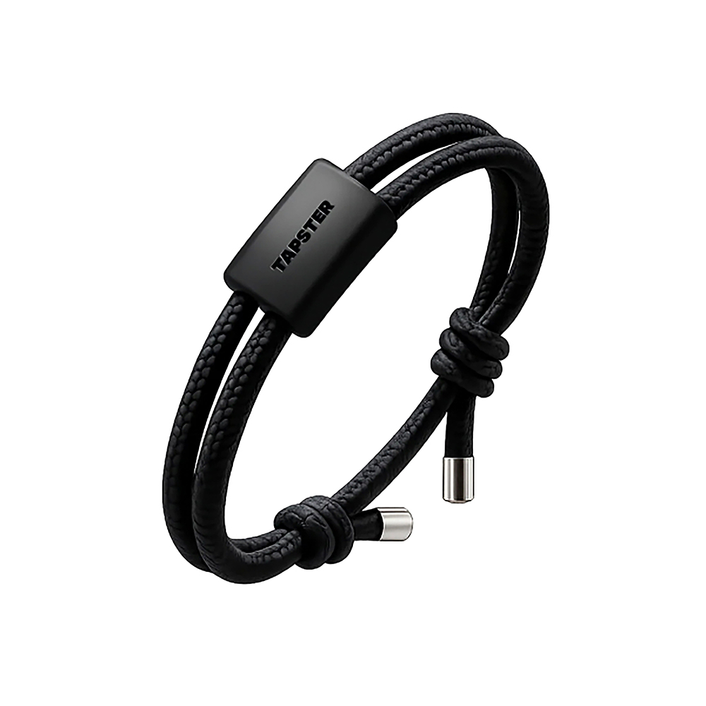 BRACCIALE PAGAMENTO NFC TAPSTER No2 BLACK