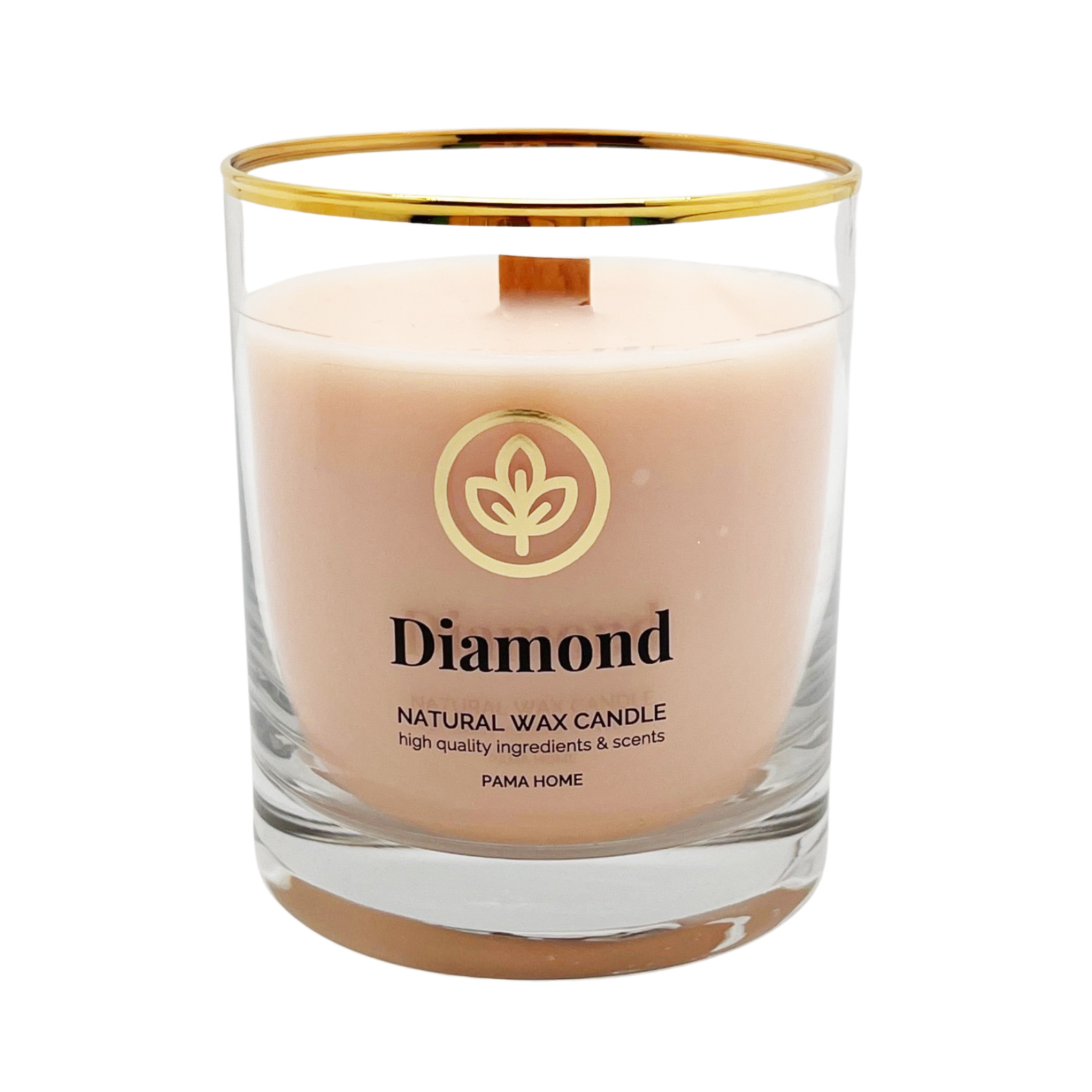 CANDELA PROFUMATA ORGANIC DIAMOND 250gr profumazione fiorata