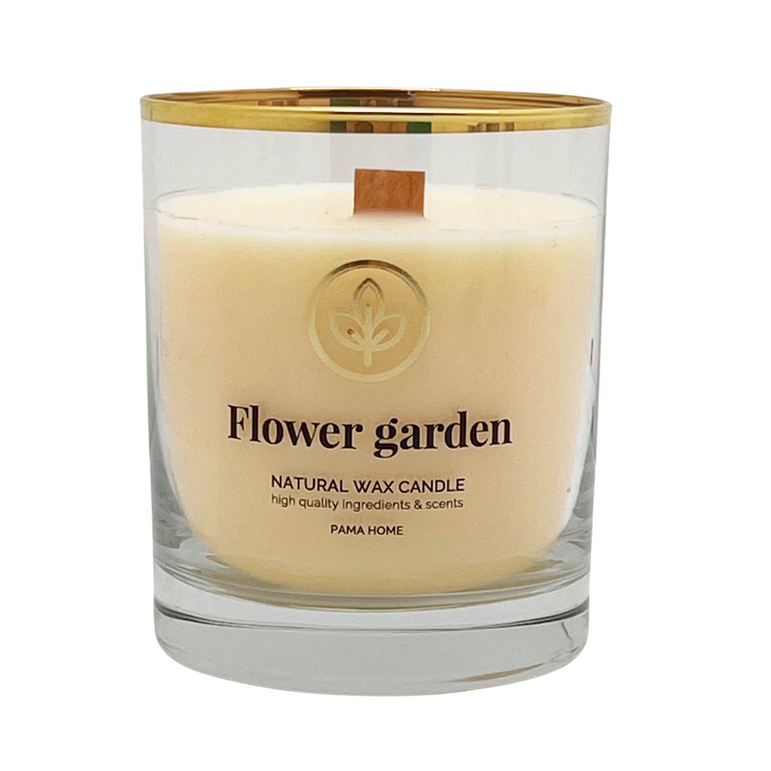 CANDELA PROFUMATA ORGANIC FLOWER GARDEN 250gr profumazione gardenia e peonia