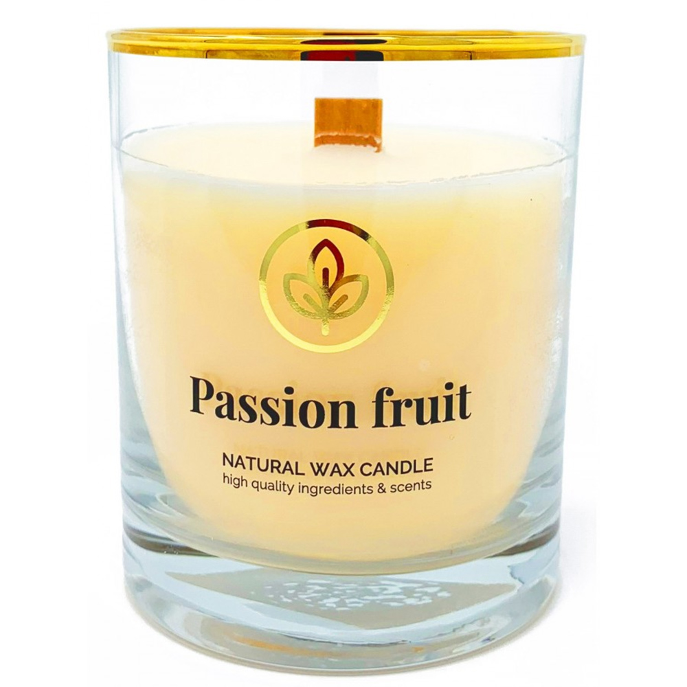 CANDELA PROFUMATA ORGANIC PASSION FRUIT 250gr profumazione frutto della passione