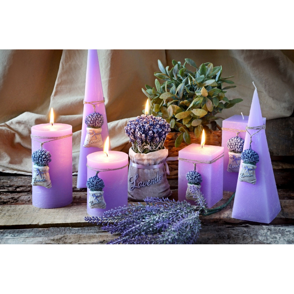 CANDELA PROFUMATA SACCHETTO BOUQUET LAVANDA