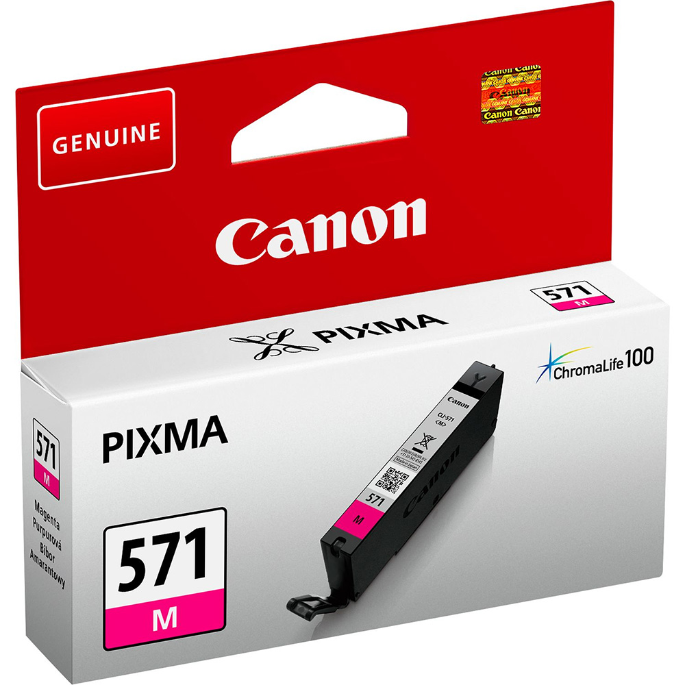 CARTUCCIA CANON CLI-571M MAGENTA ORIGINALE 7 ml. PIXMA MG5750, MG6850, MG7750