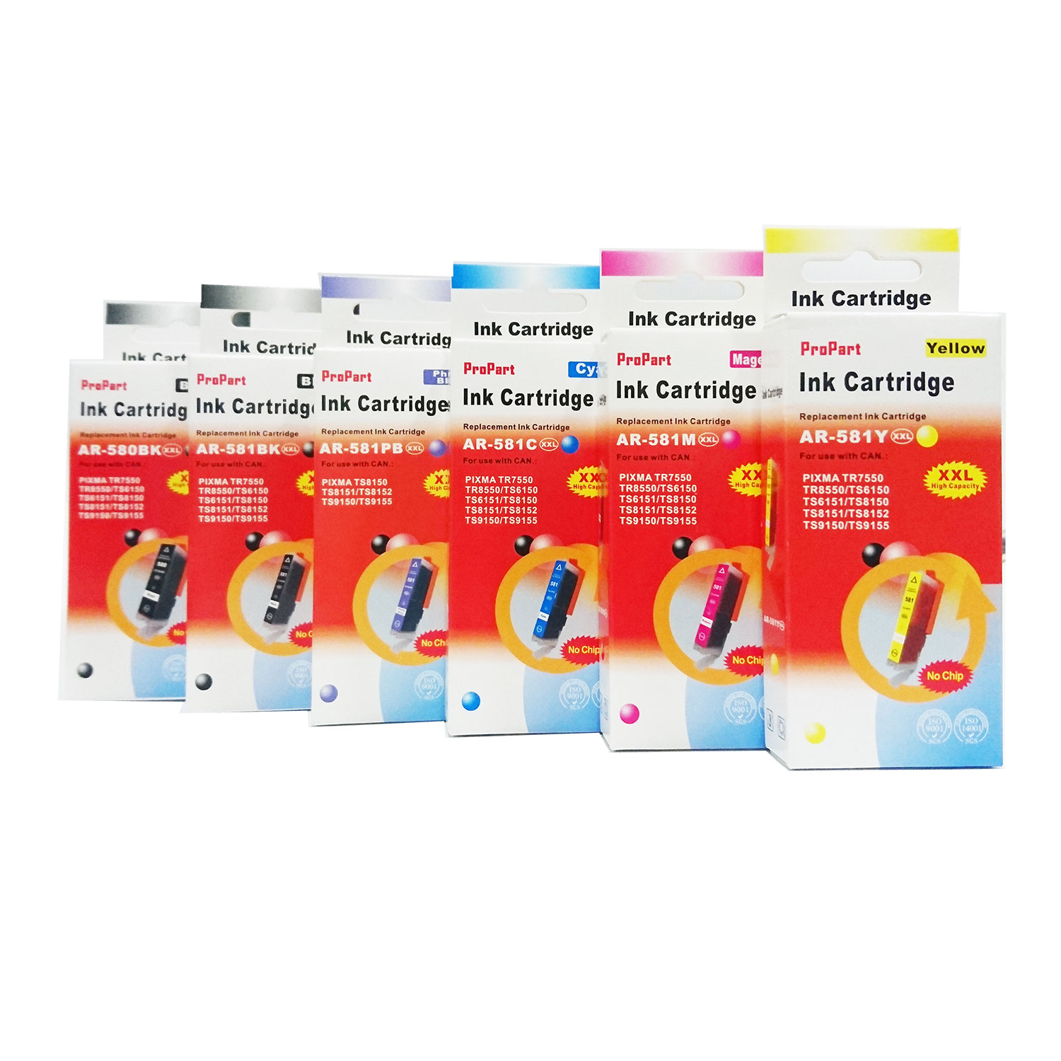 CARTUCCIA CANON COMPATIBILE PHOTO BLUE CLI-581 PB XXL 12ml (1999C001)  TS-6150, TS-6151, TS-8150, TS-8151, TS-8152 , TS-9150, TS-9155, TR-7550, TR-8550 - SENZA CHIP