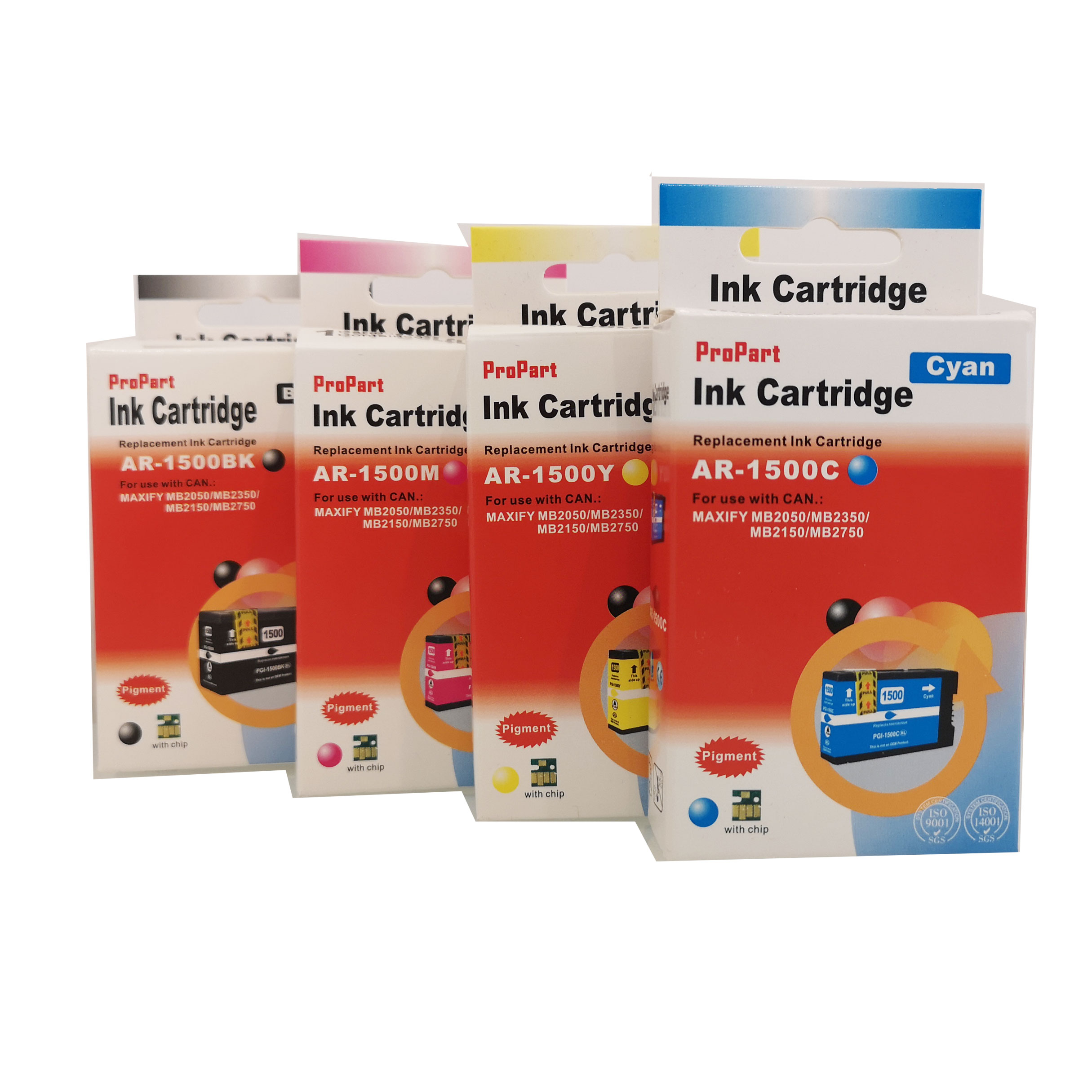 CARTUCCIA CANON COMPATIBILE CIANO PGI-1500C 12ml (9193B001) Maxify MB-2000 MB-2150 MB-2350 MB-2700 MB-2700 MB-2750