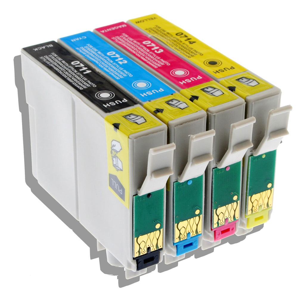 CARTUCCIA EPSON COMPATIBILE NERO T0711 19ml D78 S21 DX4000 DX4400 SX110 SX215 SX400 BX305F