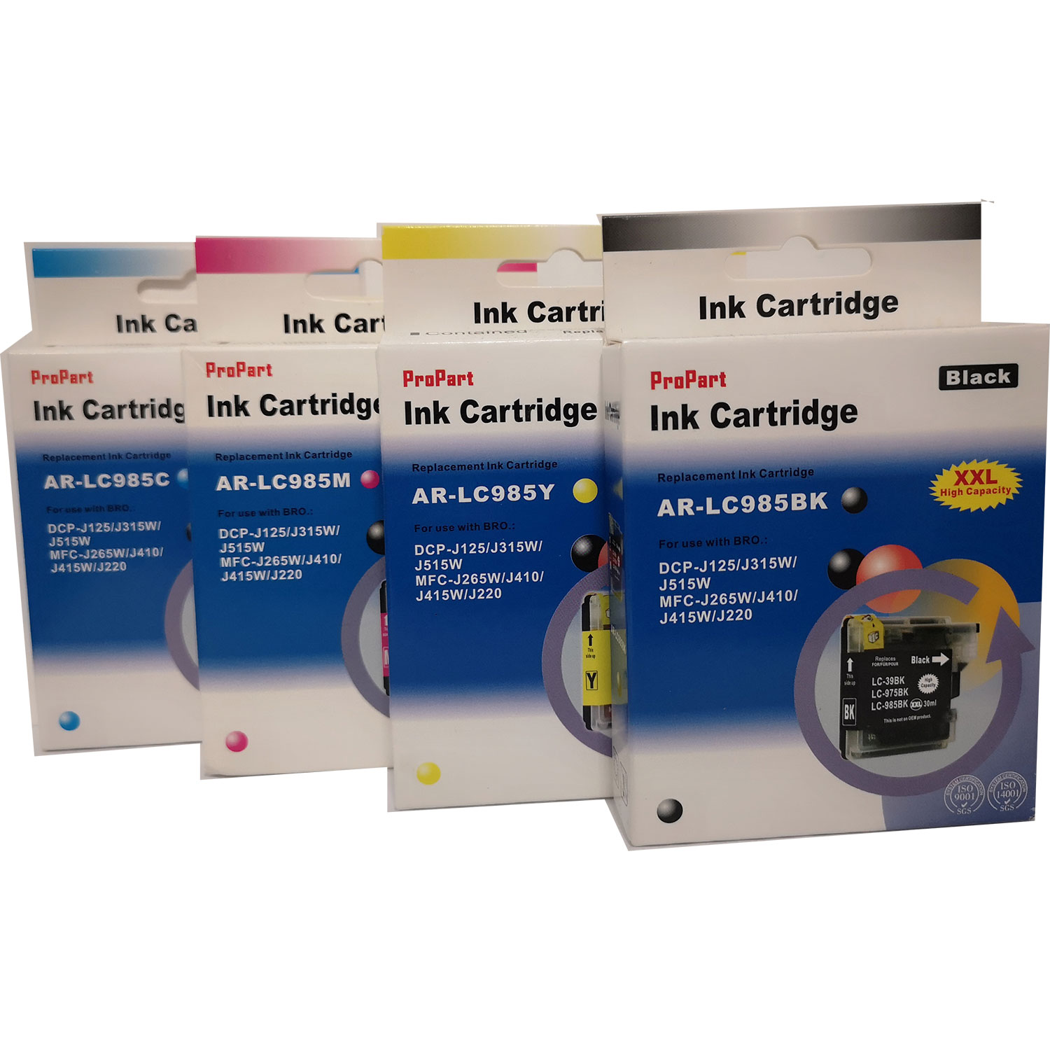 CARTUCCIA BROTHER COMPATIBILE CIANO LC985C / LC39C XXL 20ml PER DCP-J125 DCP-J315W DCP-J515W DCP-J715W MFC-J220 MFC-J265W MFC-J410 MFC-J415W