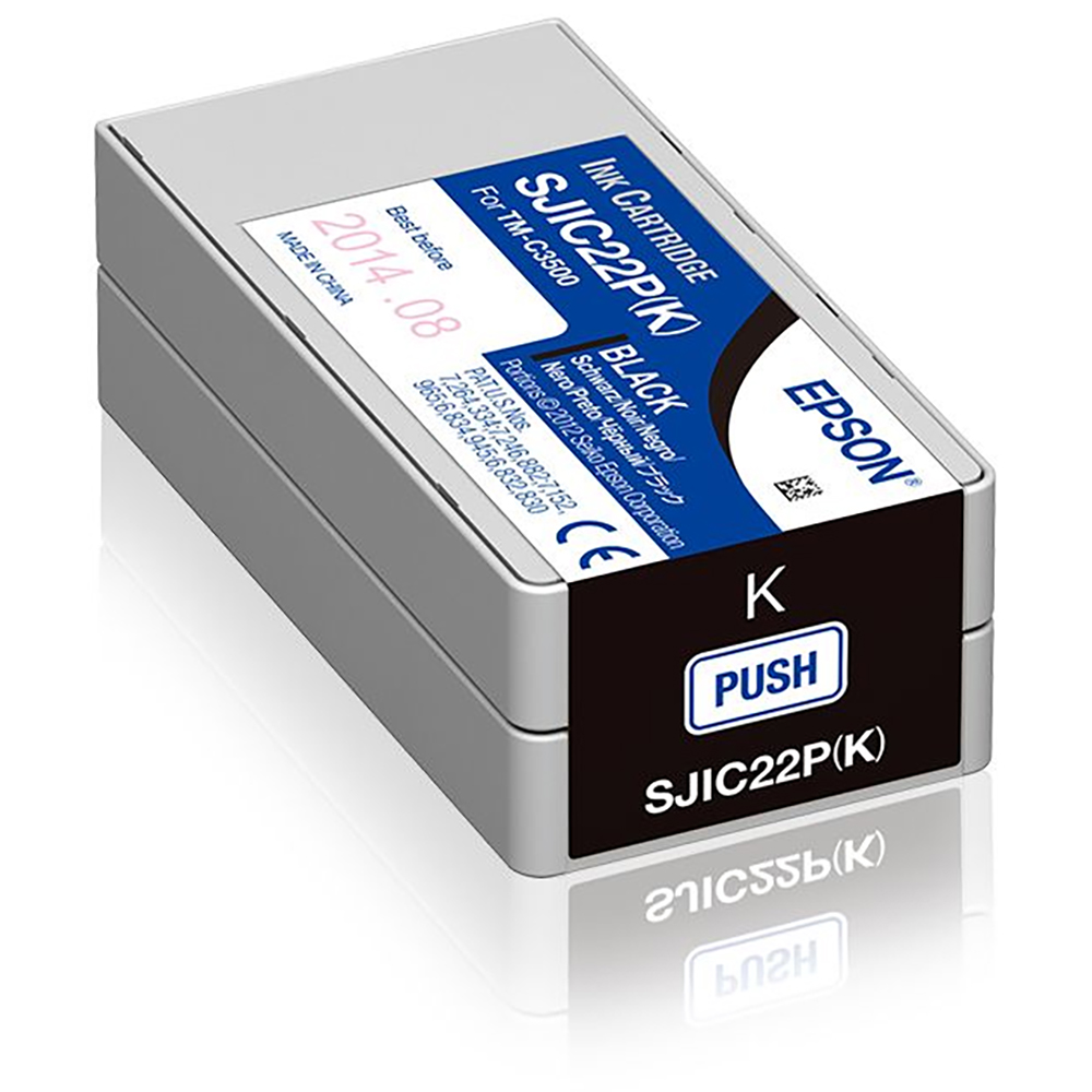 CARTUCCIA EPSON SJIC22P(K) NERO ORIGINALE ColorWorks TM-C3500