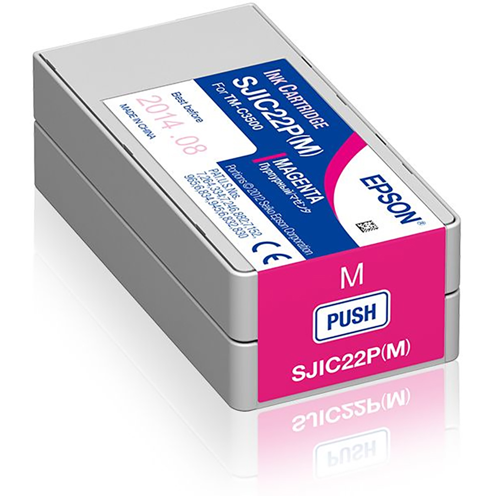 CARTUCCIA EPSON SJIC22P(M) MAGENTA ORIGINALE ColorWorks TM-C3500